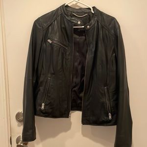Andrew Marc womens leather jacket medium